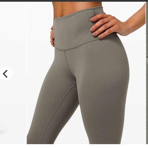 Lululemon Wunder Under High-Rise Tight | Grey Sage | 25" | Size 6 - Picture 3 of 6